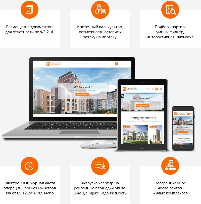 Адаптивный сайт. Виджеты для строительной компании. Сайты строительных компаний. Адаптивность компании. Адаптивность решения.